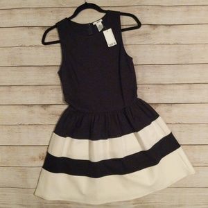 NWT Bar III black and white dress